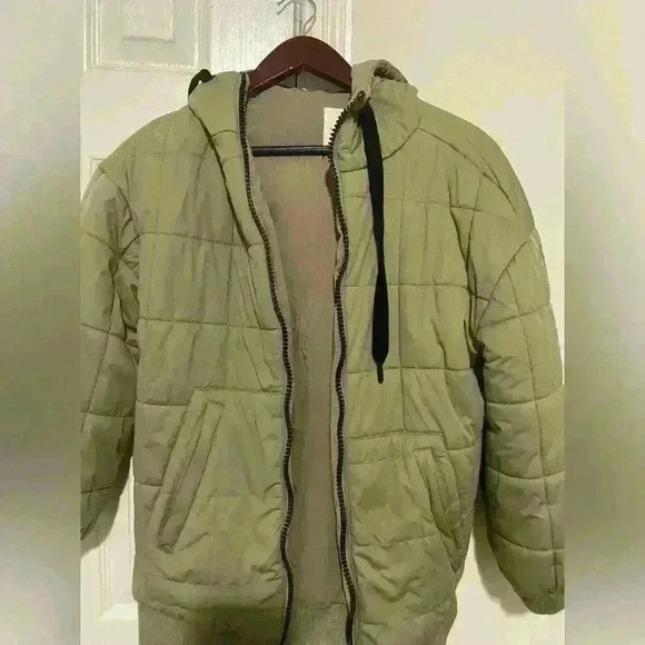 Avec Les Filles womens water resistant quilted hoodie jacket size xs - Picture 4 of 16